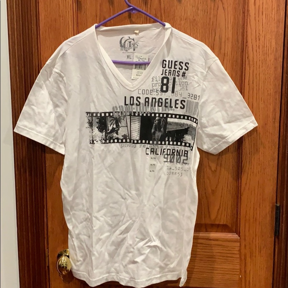 Guess Men’s White Shirt XL